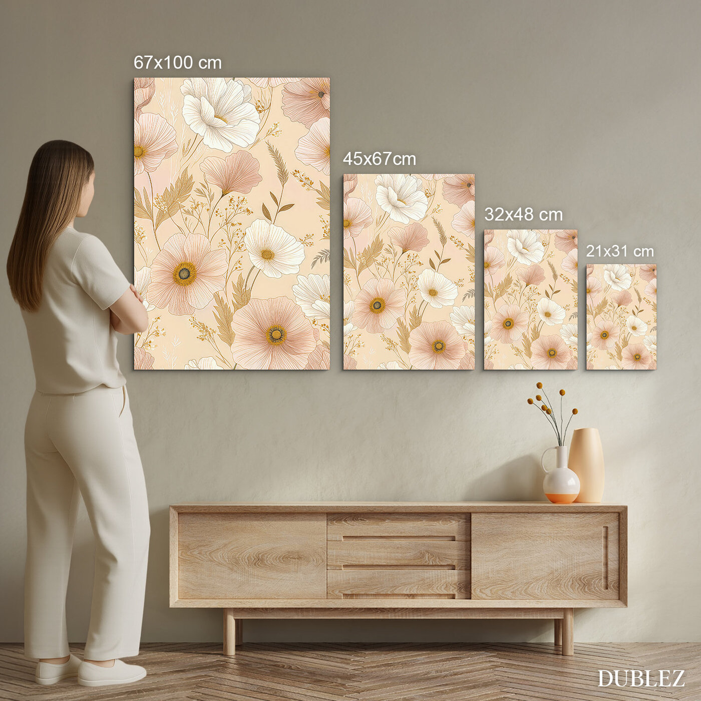 Květinový obraz do ložnice - Růžový sen anemonu