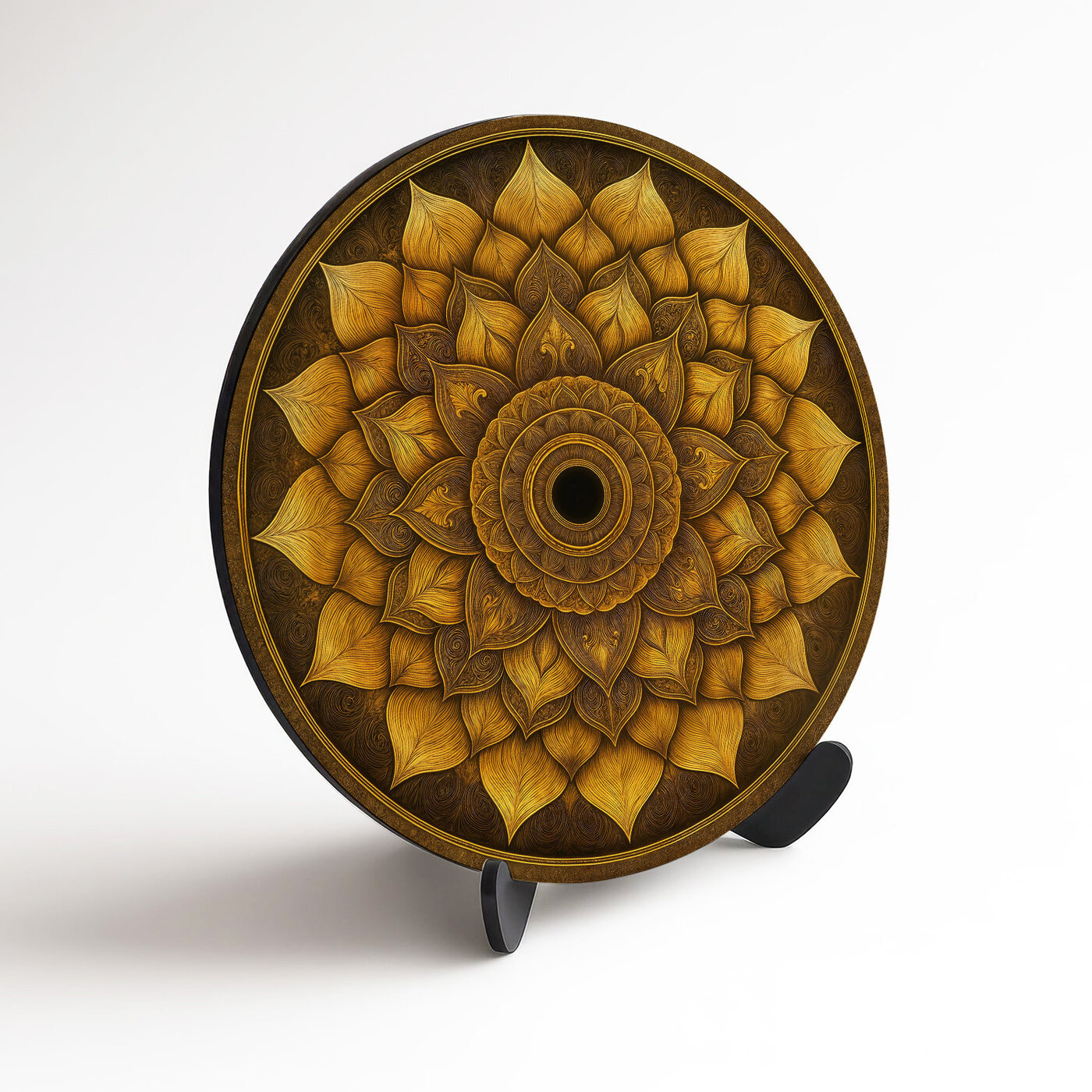 Nástenná mandala - Golden Lotus