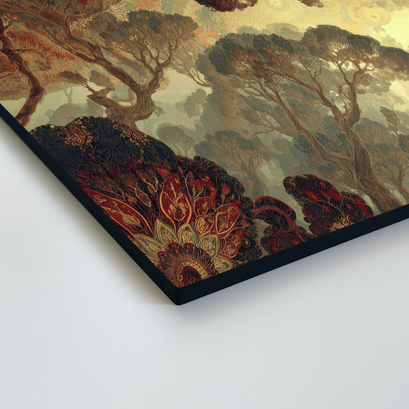 Drevený obraz na stenu - Duch pralesa