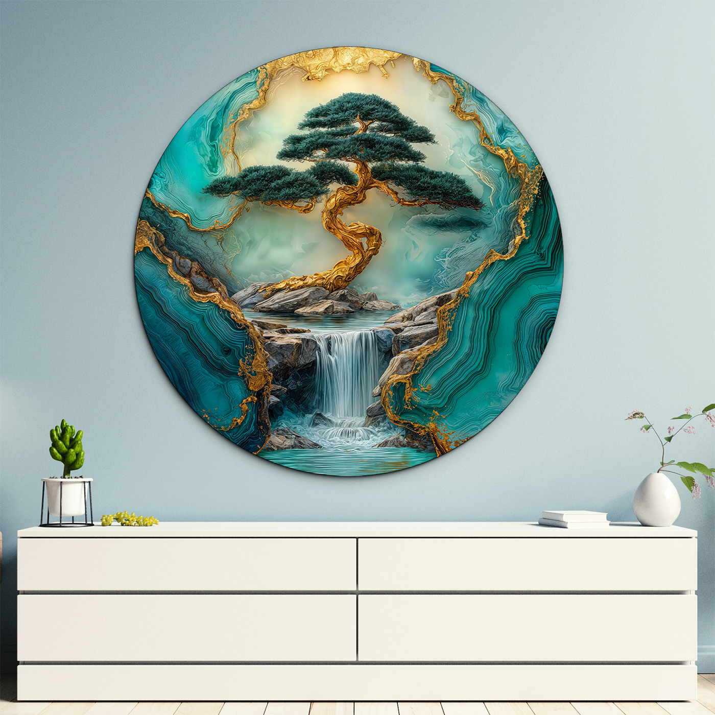 Marble Tree of Life - Waterfall