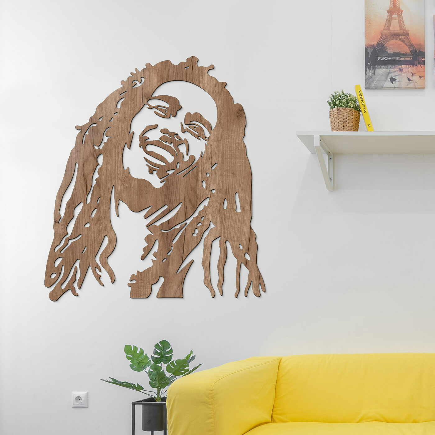 Bob Marley - Wall Art | Tobacco Oak