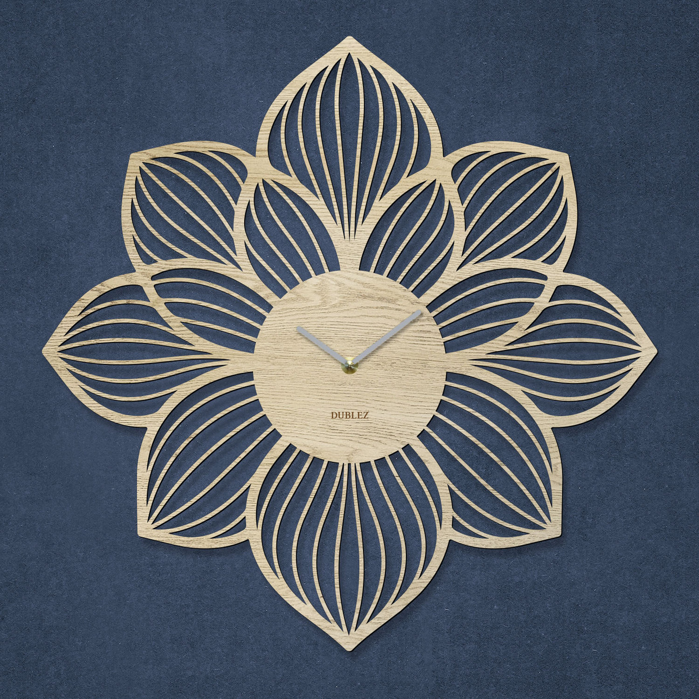 Tablou floral cu ceas - Petale | Stejar Artisan