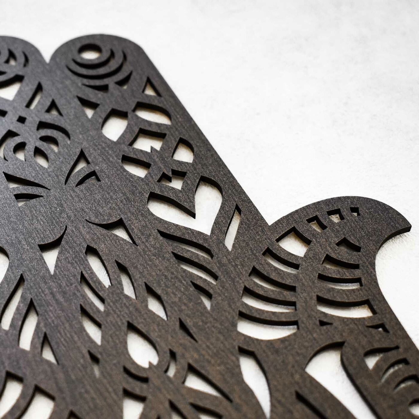 Wooden Wall Decoration - Hamsa | Wenge