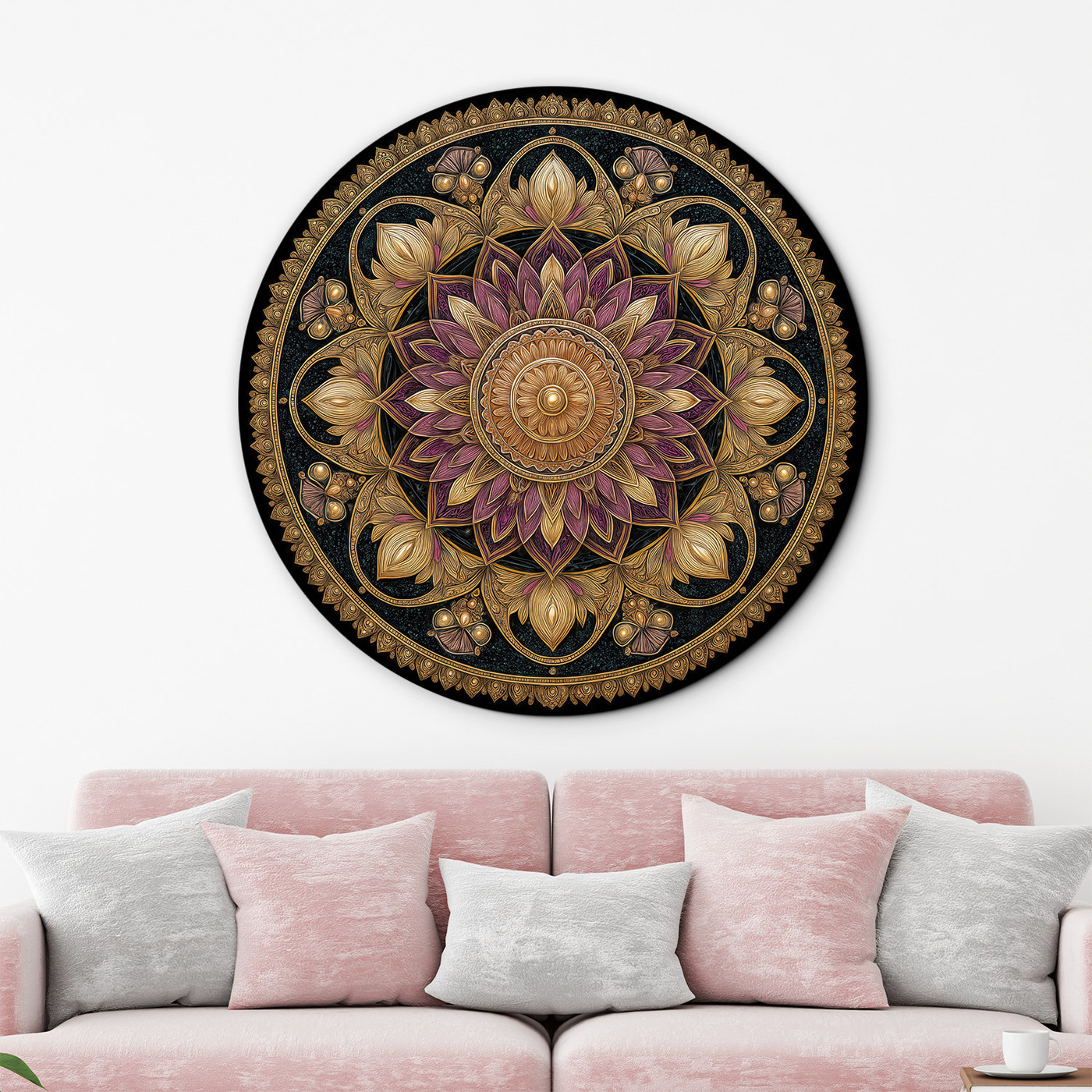 Wooden mandala for the living room - Spirituality