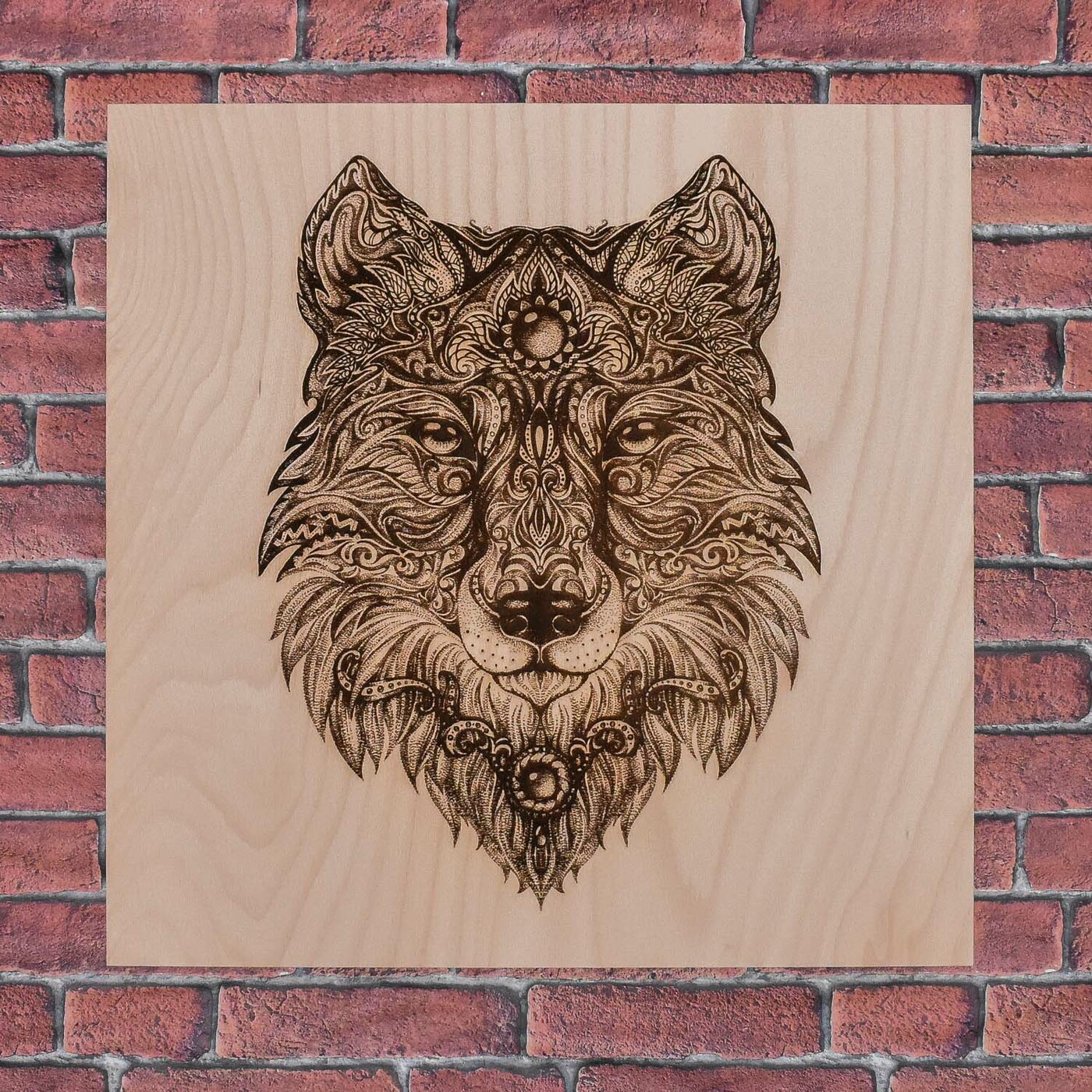3D Wooden Picture - Mystic Wolf | Beech plywood