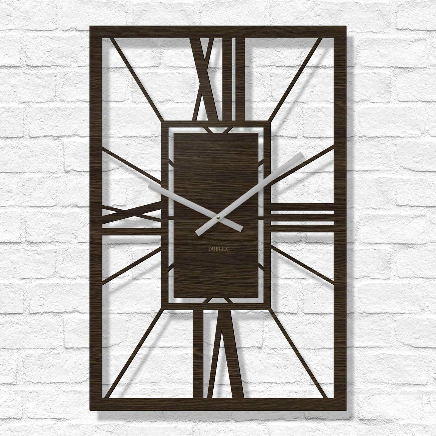 Wooden Roman Numeral Clock - Arch Deco | Wenge