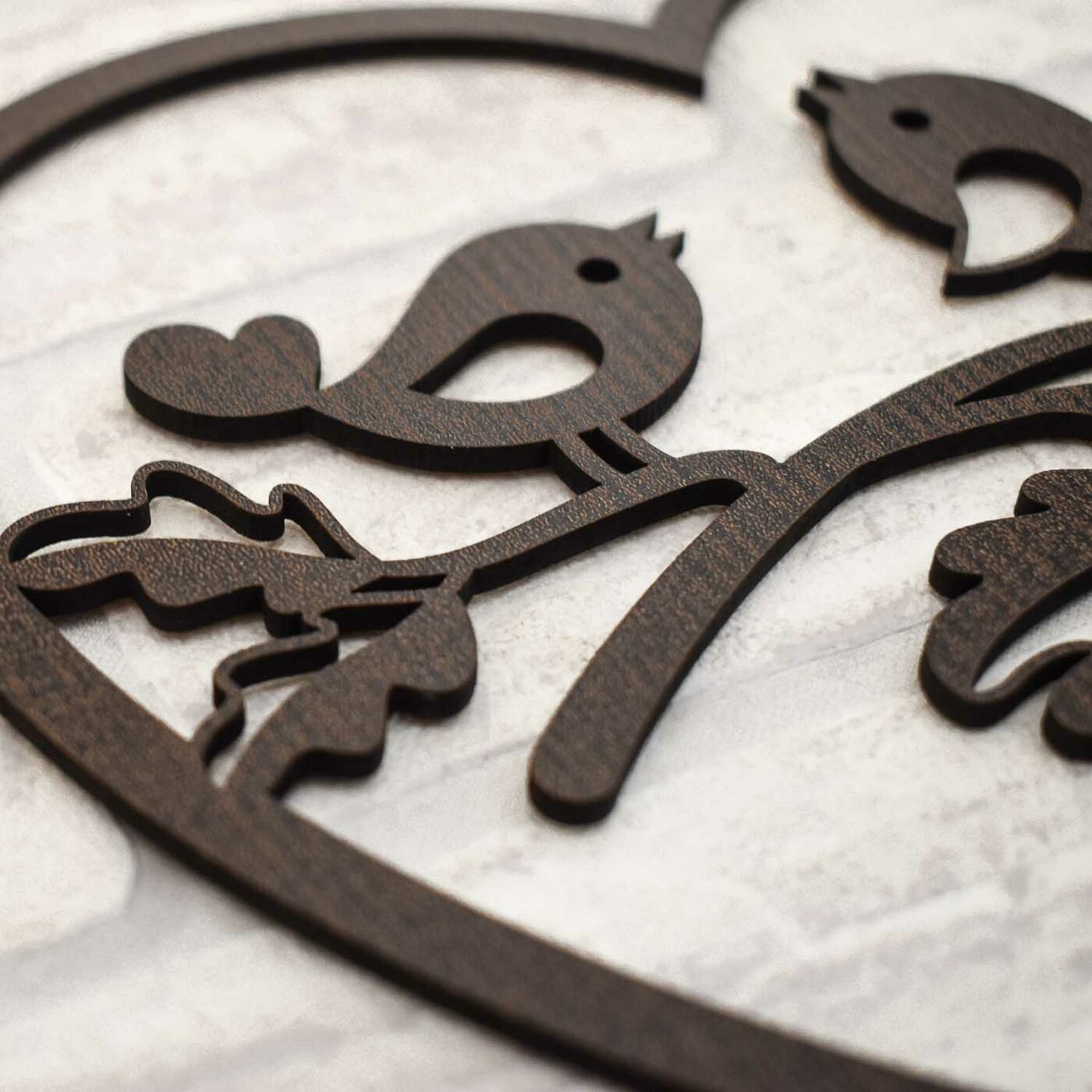 Lovebirds on the Oak | Wenge