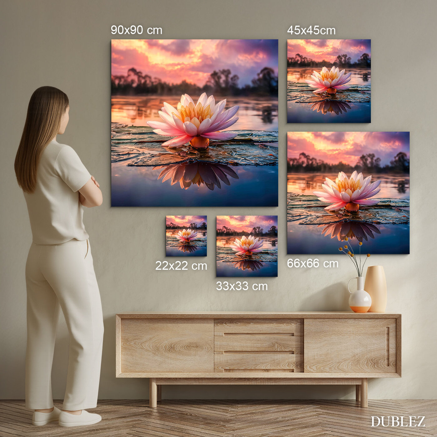 Umelecký obraz - Kvet lekna