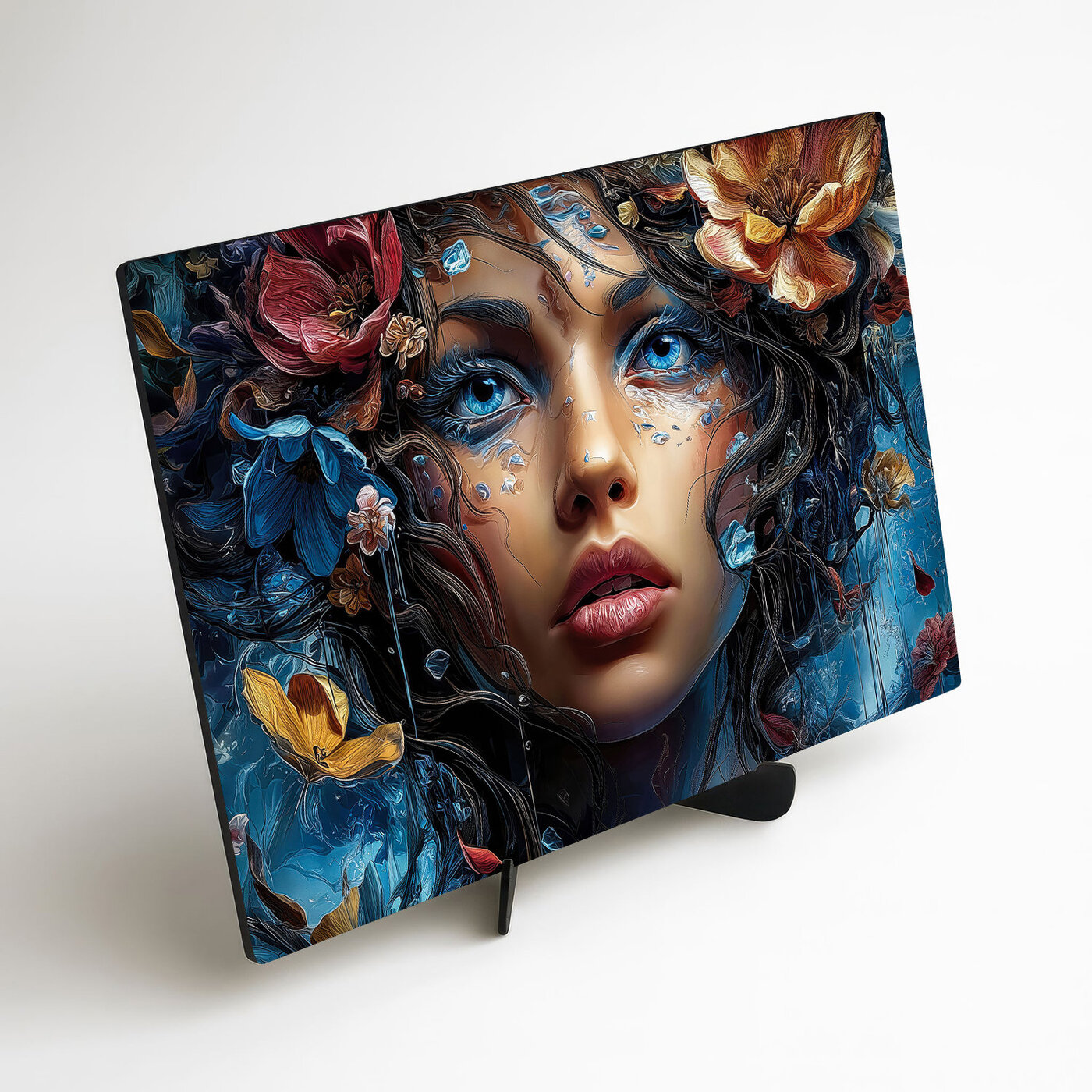 Umelecký obraz ženy - Kvetinová duša
