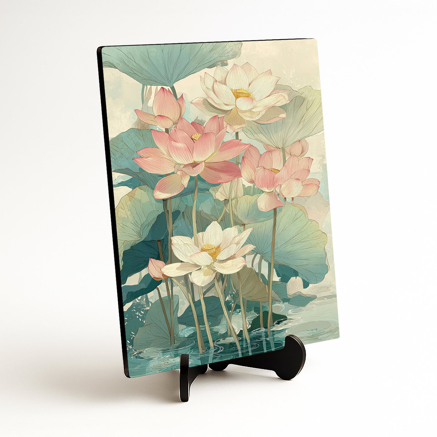 Štýlový obraz - Kvitnúce lotosy