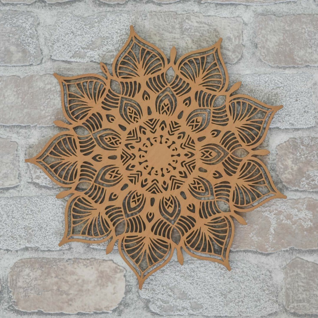 Extravagant Mandala on the Wall - 3D Picture | Beech