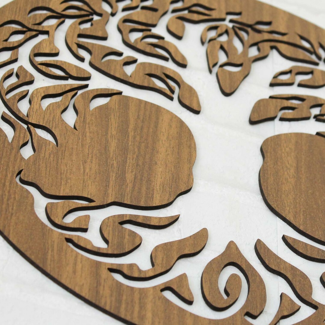 2 az 1-ben fából készült életfák - Hod és Netzach | Dió