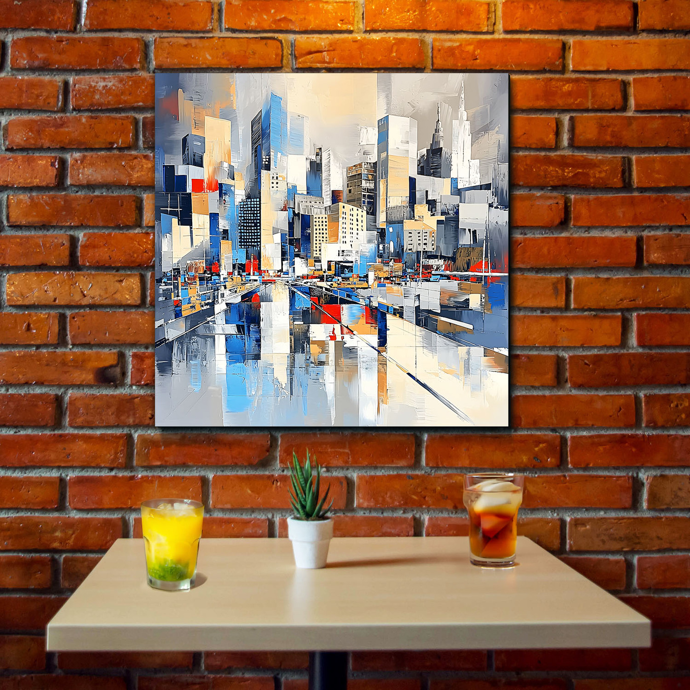 Abstraktný obraz - Urban City