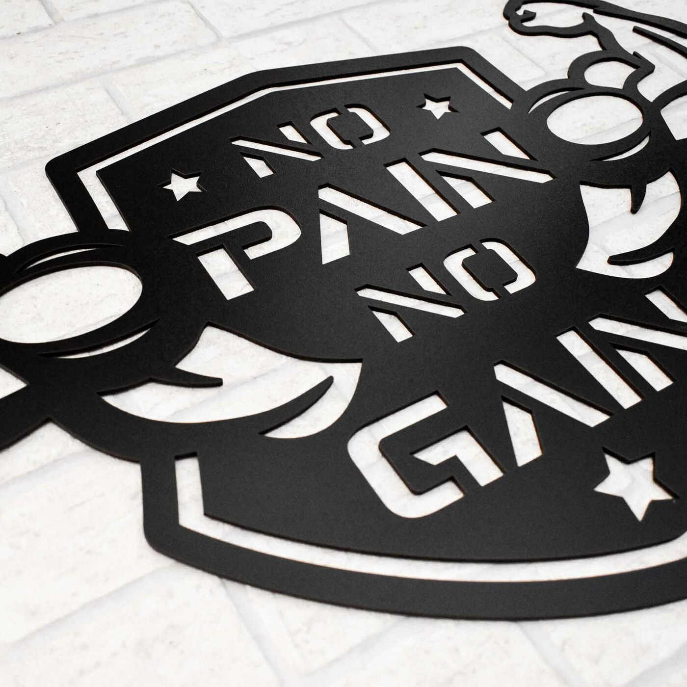 Motivational Picture - No Pain No Gain | Black
