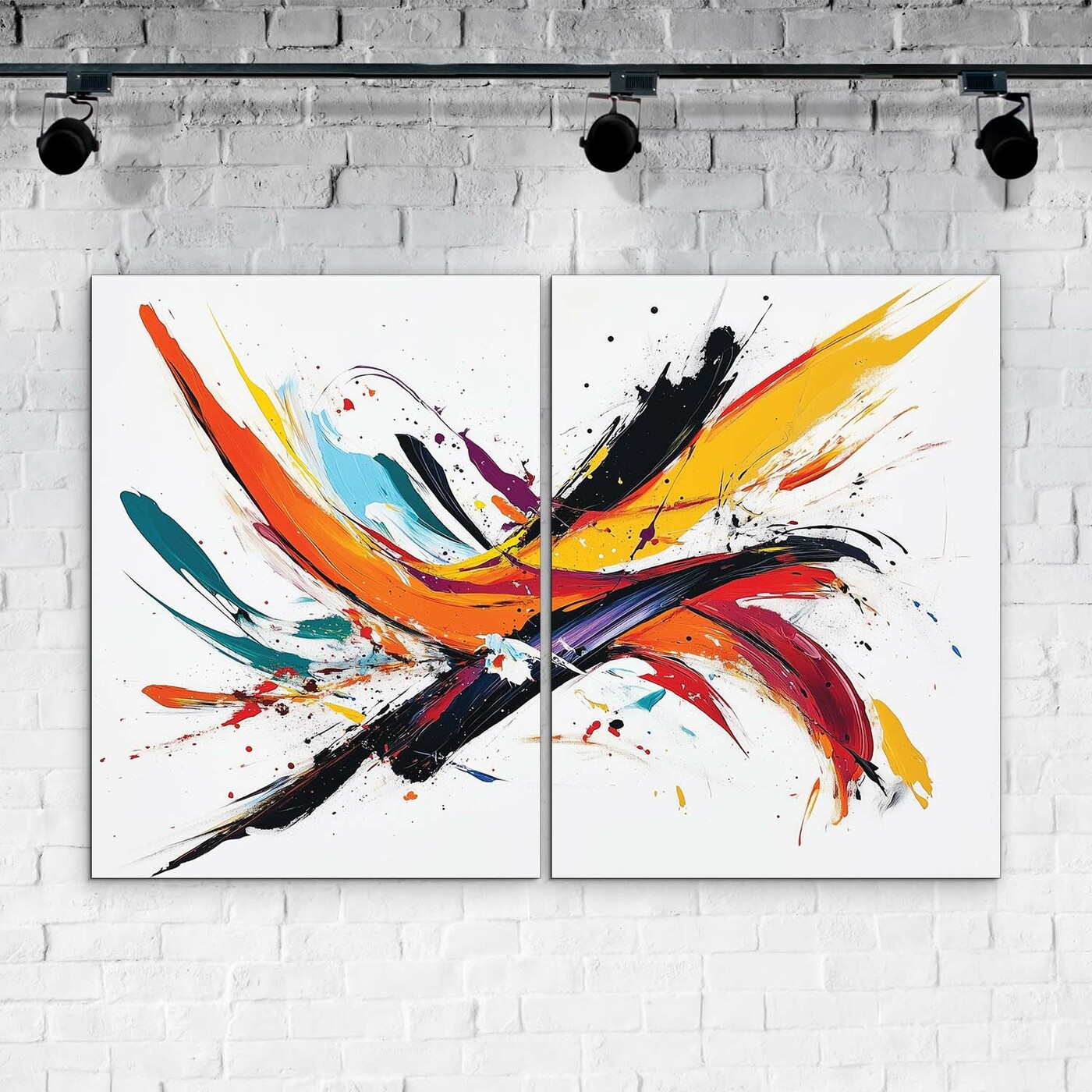 Abstraktné umenie - Obraz na dreve | 136x90 cm