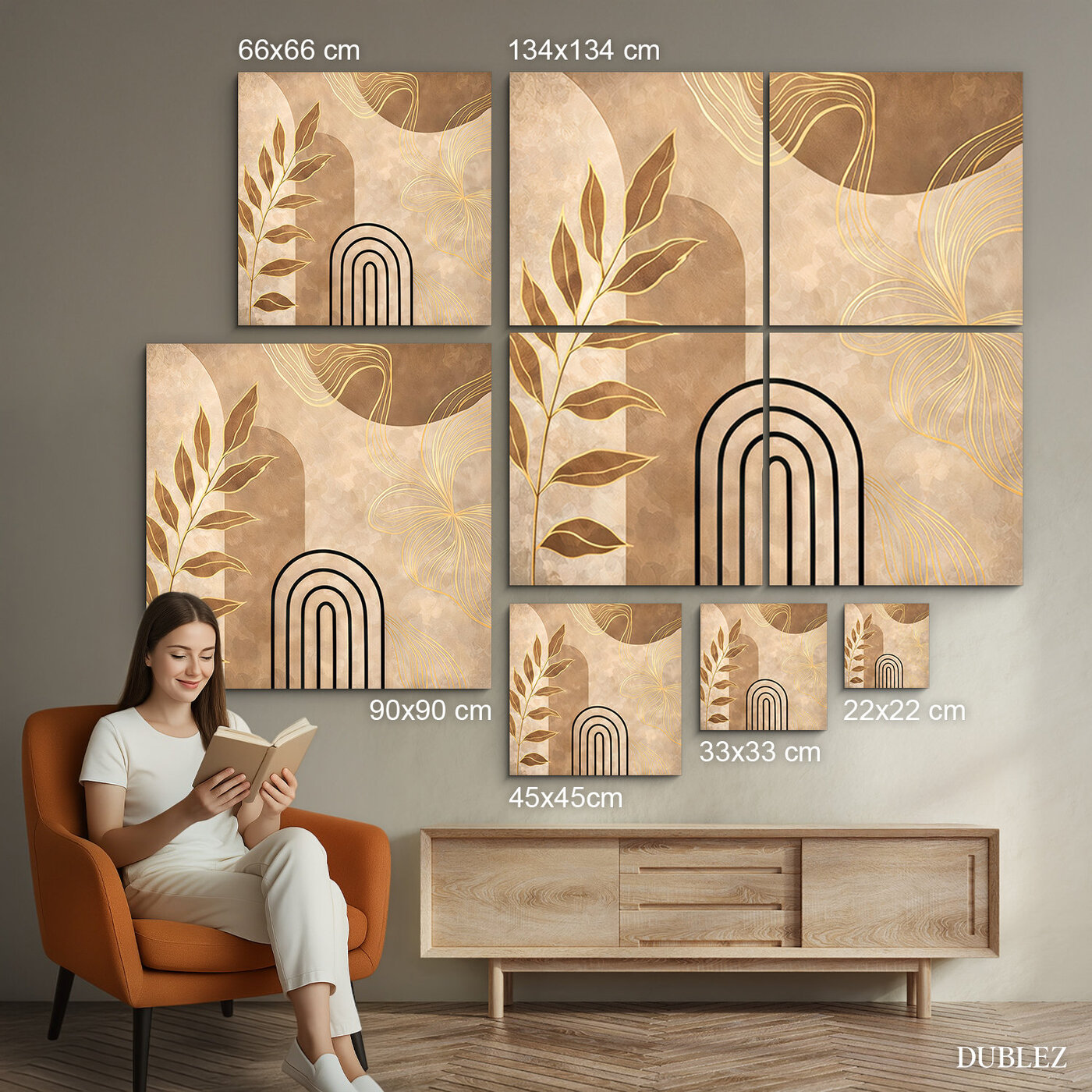 Štýlový boho obraz - Artist