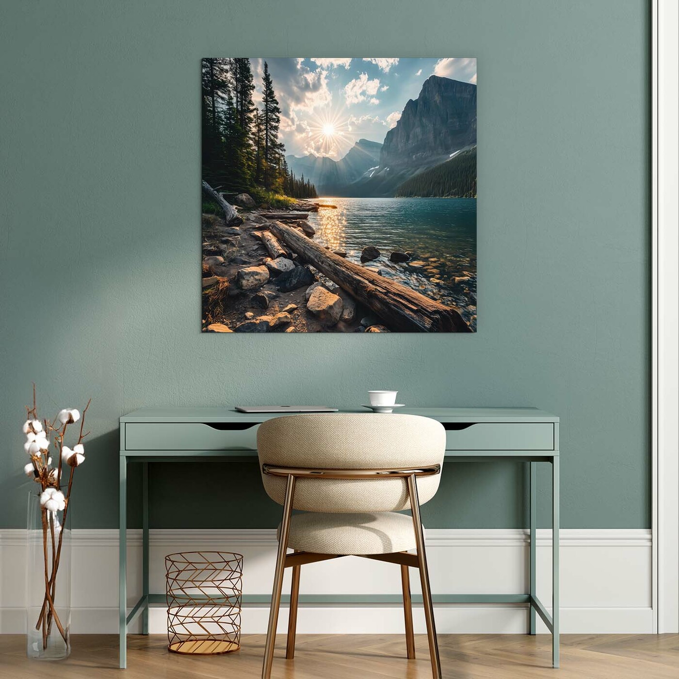 Dřevěný obraz - Příroda