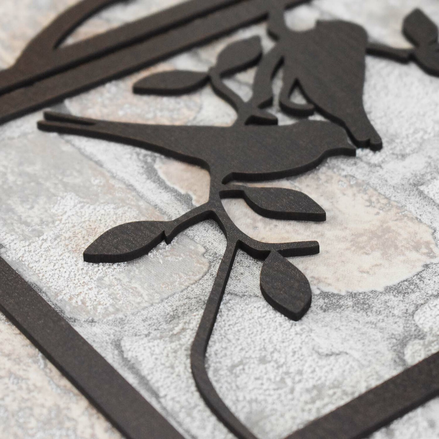 4-piece Sticker - Relax in Nature | Wenge