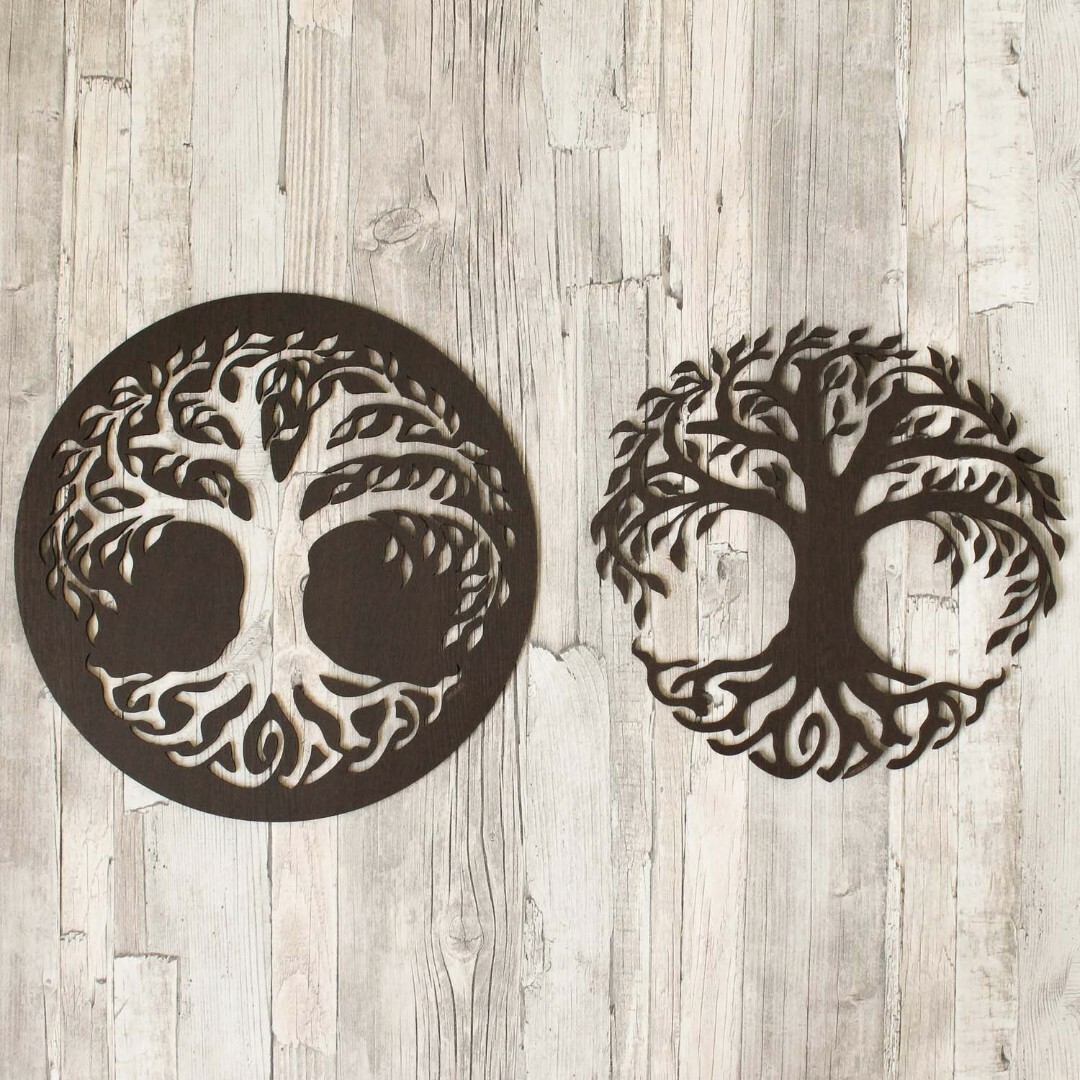2 az 1-ben fából készült életfák - Hod és Netzach | Wenge