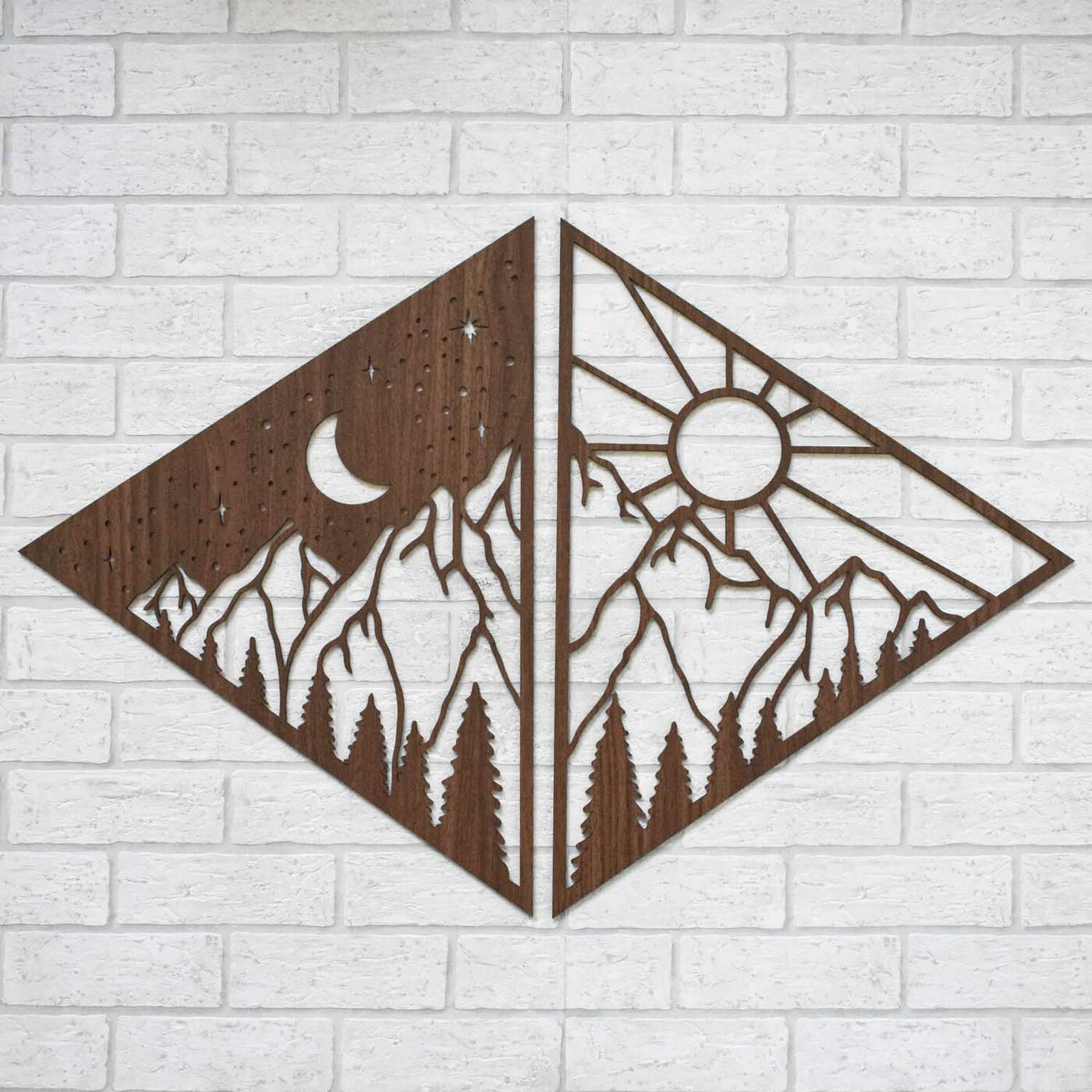 Fa falikép - Éjszaka és Nappal | Dió