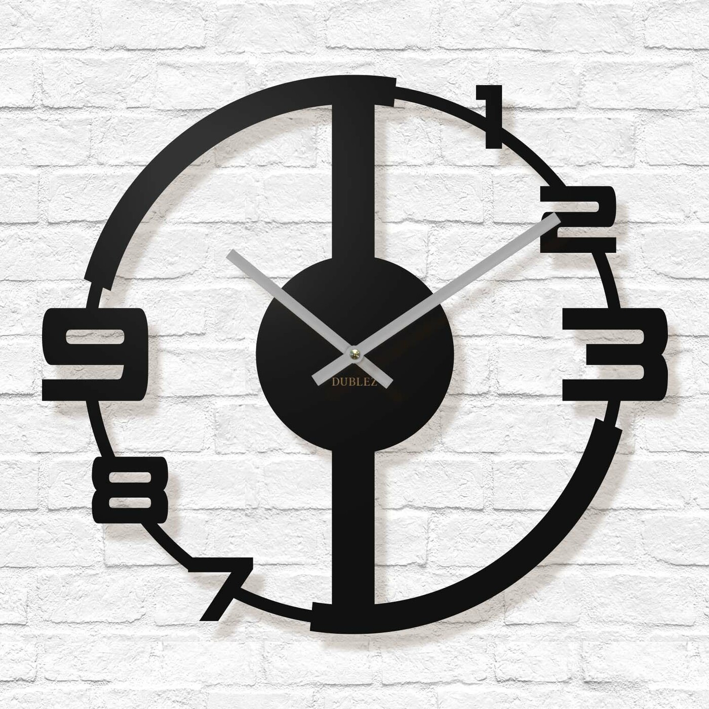 Moderné hodiny na stenu do obývačky - Summery | 66x59 cm