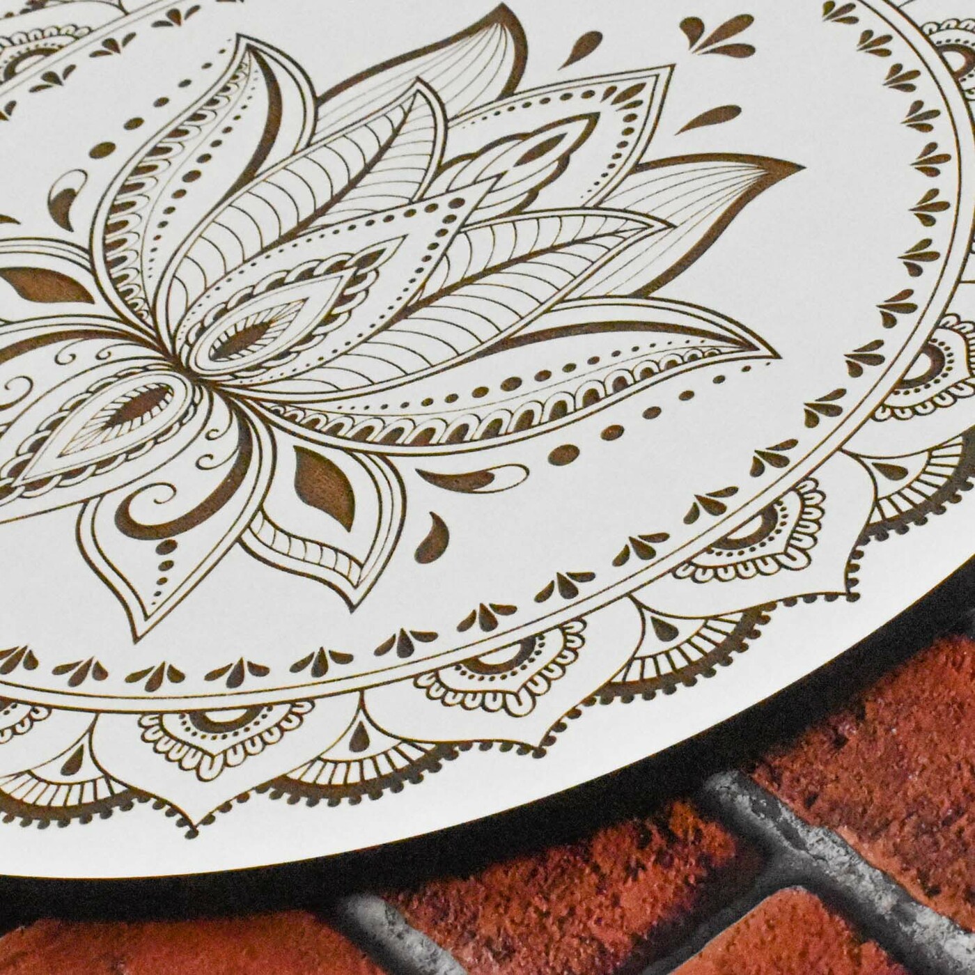 Obraz mandaly na stenu - Lotus