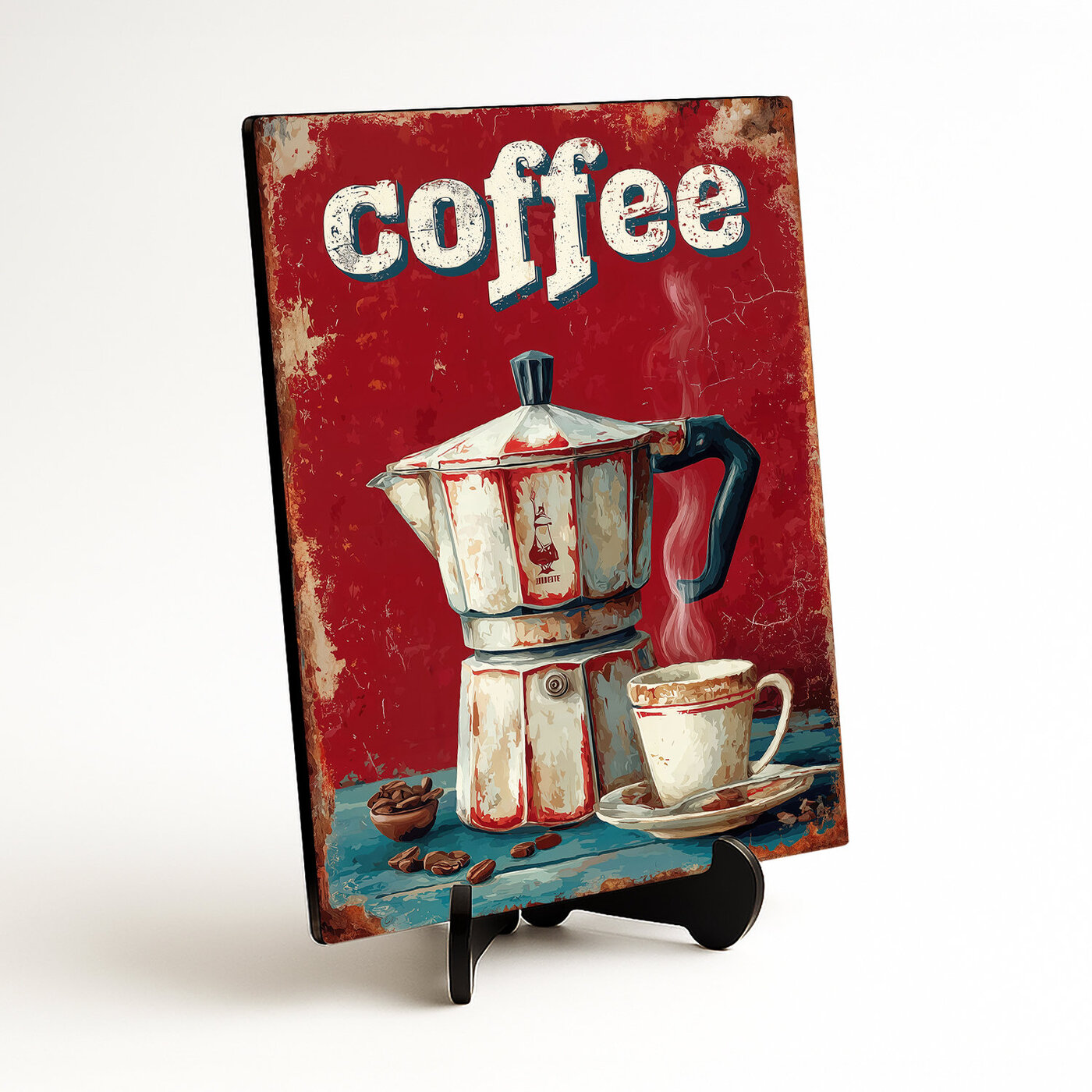 Vintage coffee wall art - Moka
