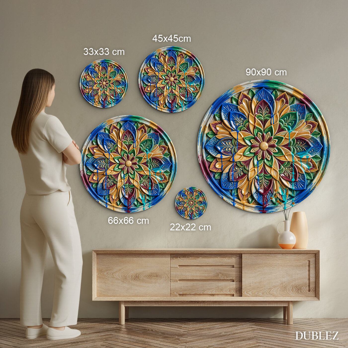 Mandala pentru living - Energia vieții