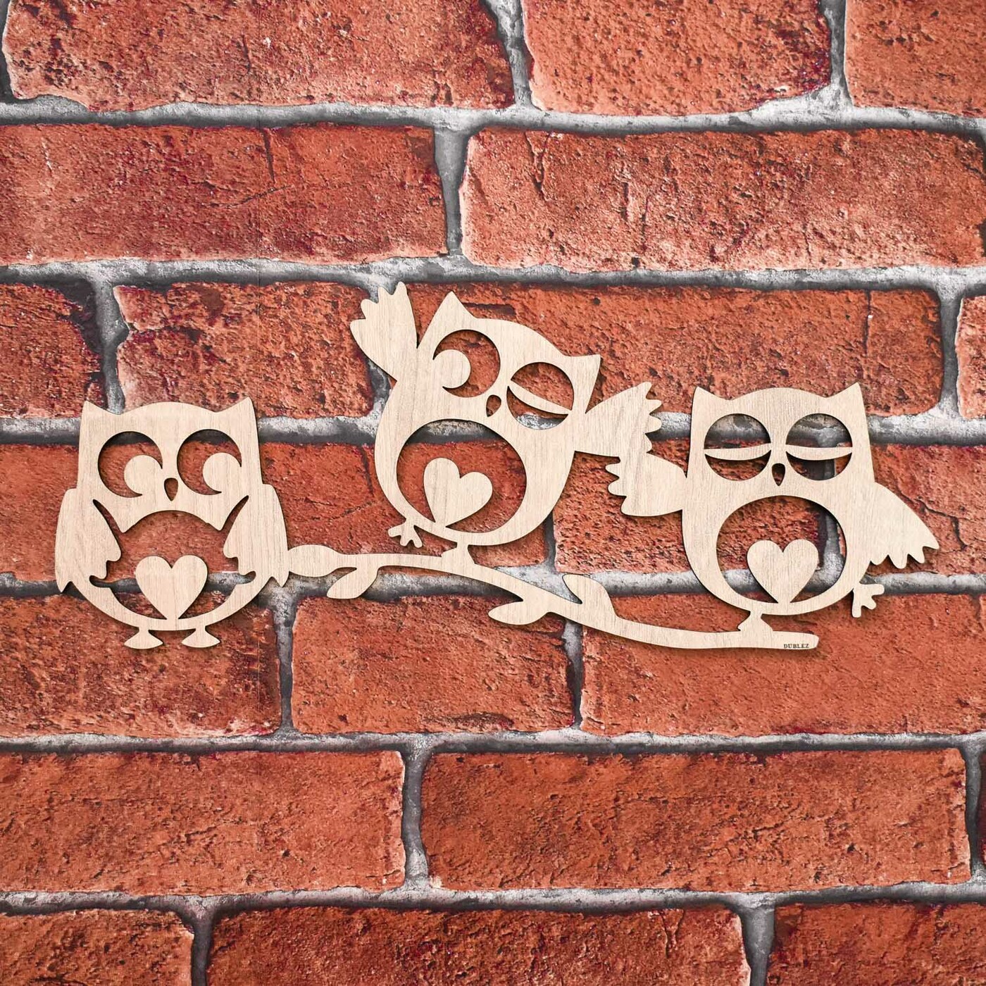 Levný doplněk do pokoje - Milé sovy | Dub Sonoma