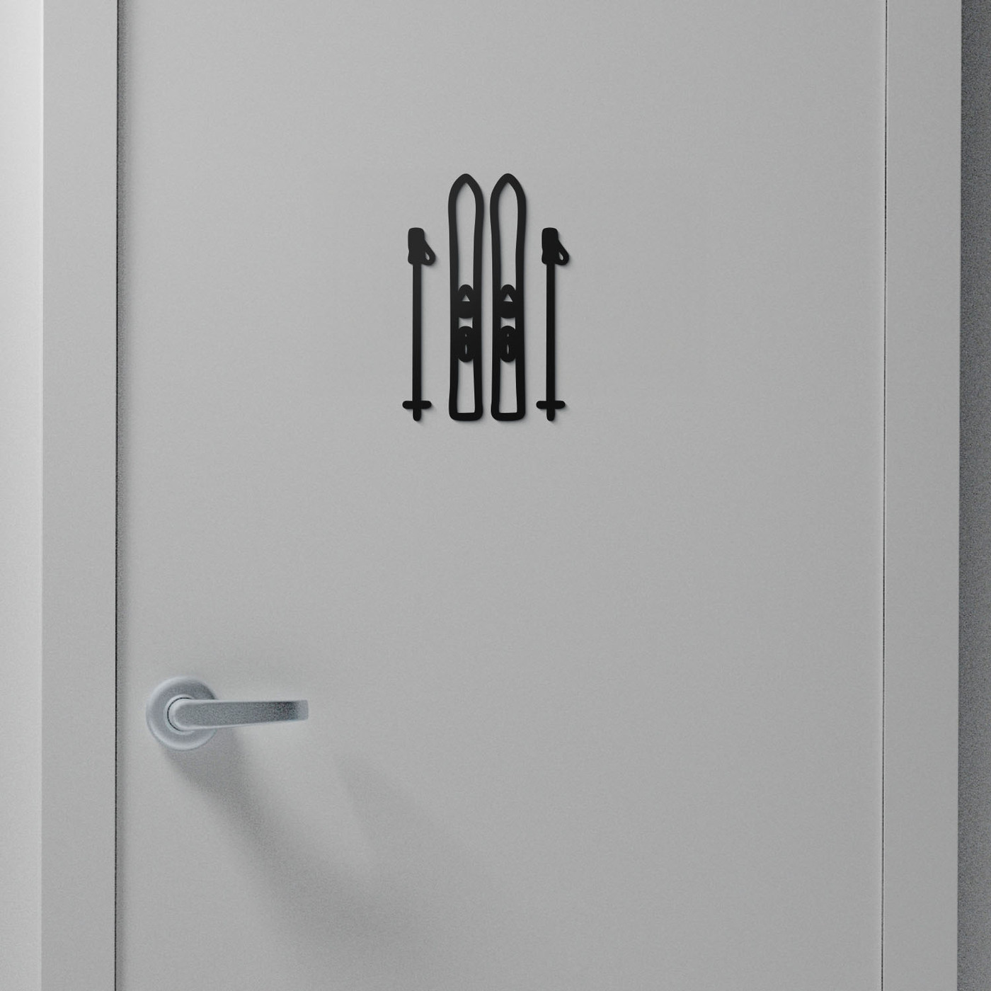 Označenie miestnosti - Lyžiareň (Ski room) | Čierna