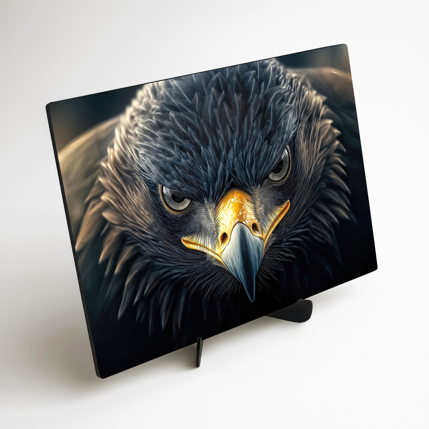 Barevný obraz na dřevě - Orel