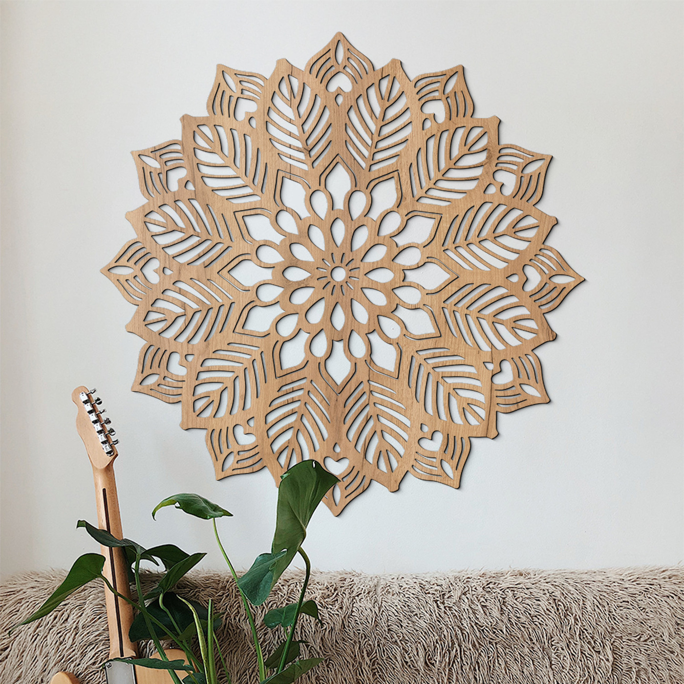 Mandala zdravia na stenu | Dub zlatý