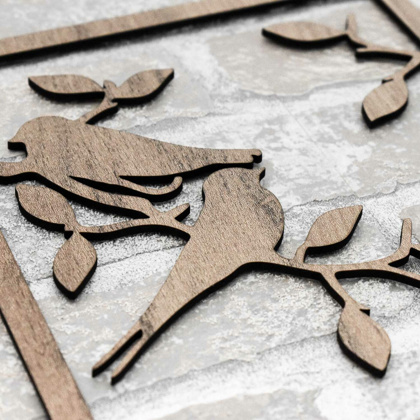 4-piece Sticker - Relax in Nature | Tobacco Oak