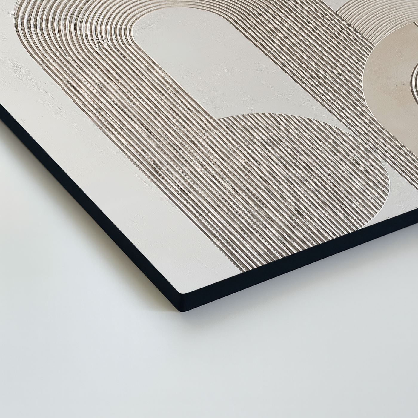 Structured Wall Art made from Wood - Arch