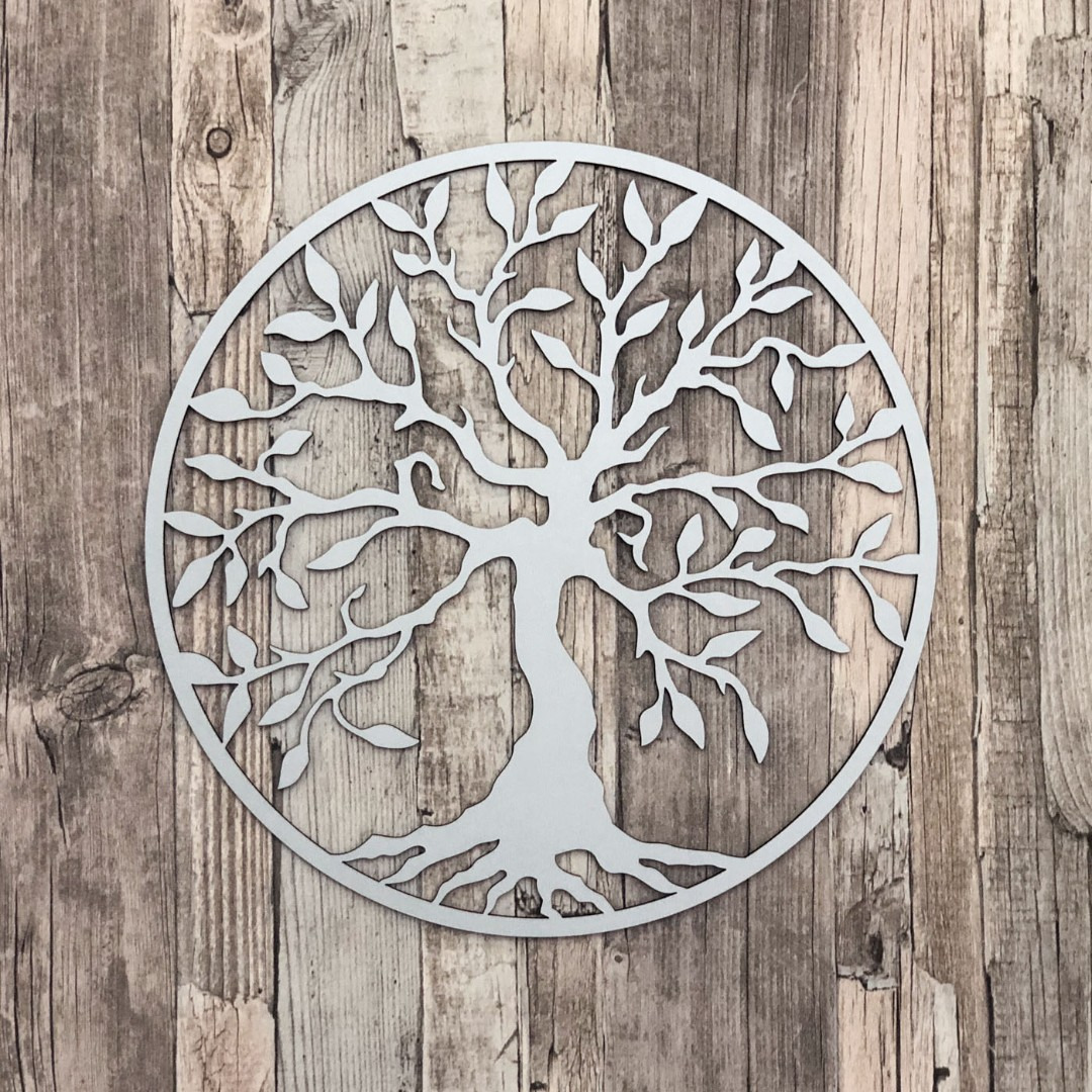 Wall Art Tree of Life - Yesod | Silver