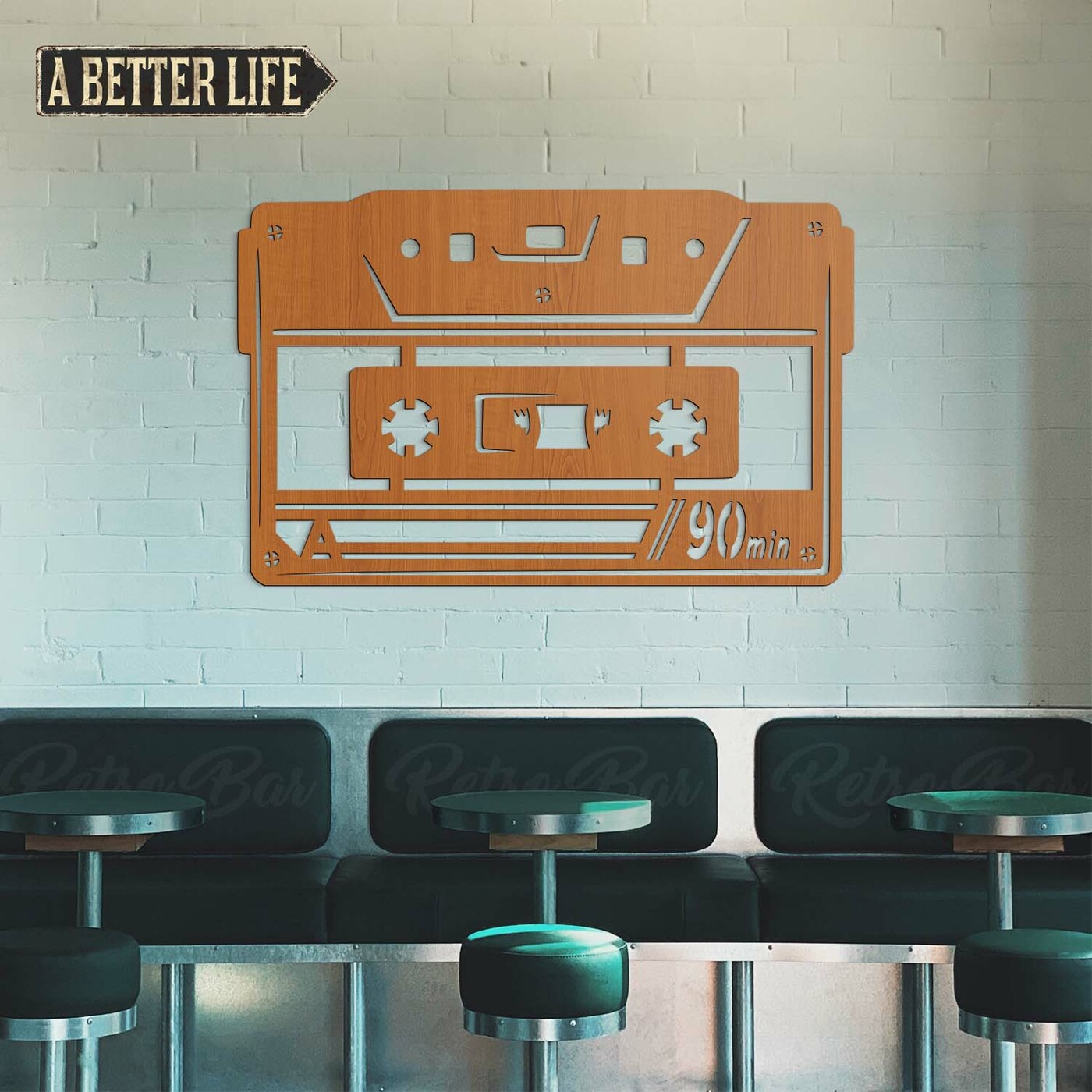 Retro Wall Decoration - Cassette | Cherry