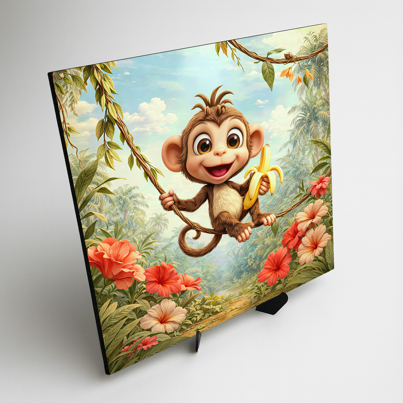 Detský obraz zvieratka - Opica