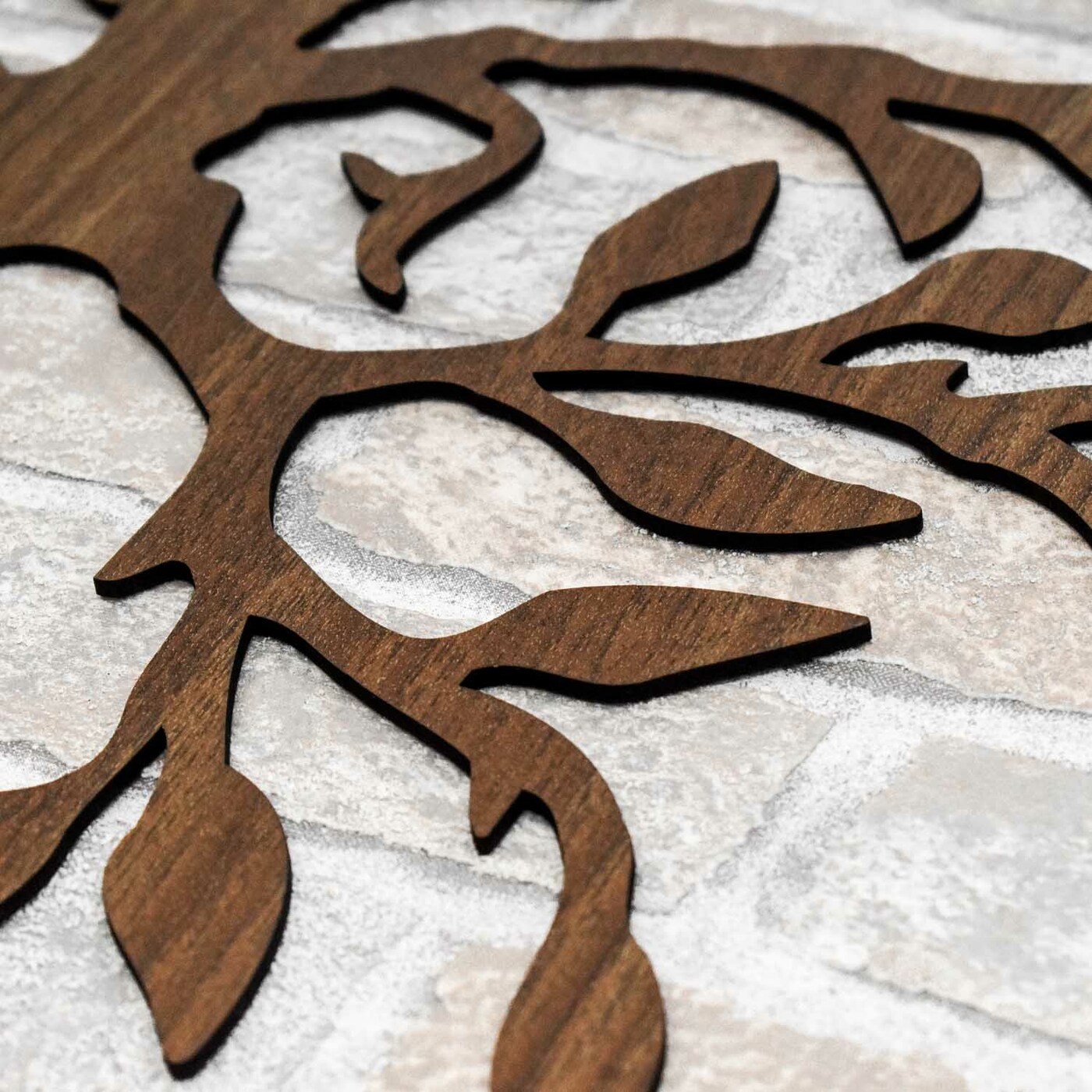 Wall Art Tree of Life - Yesod | Walnut