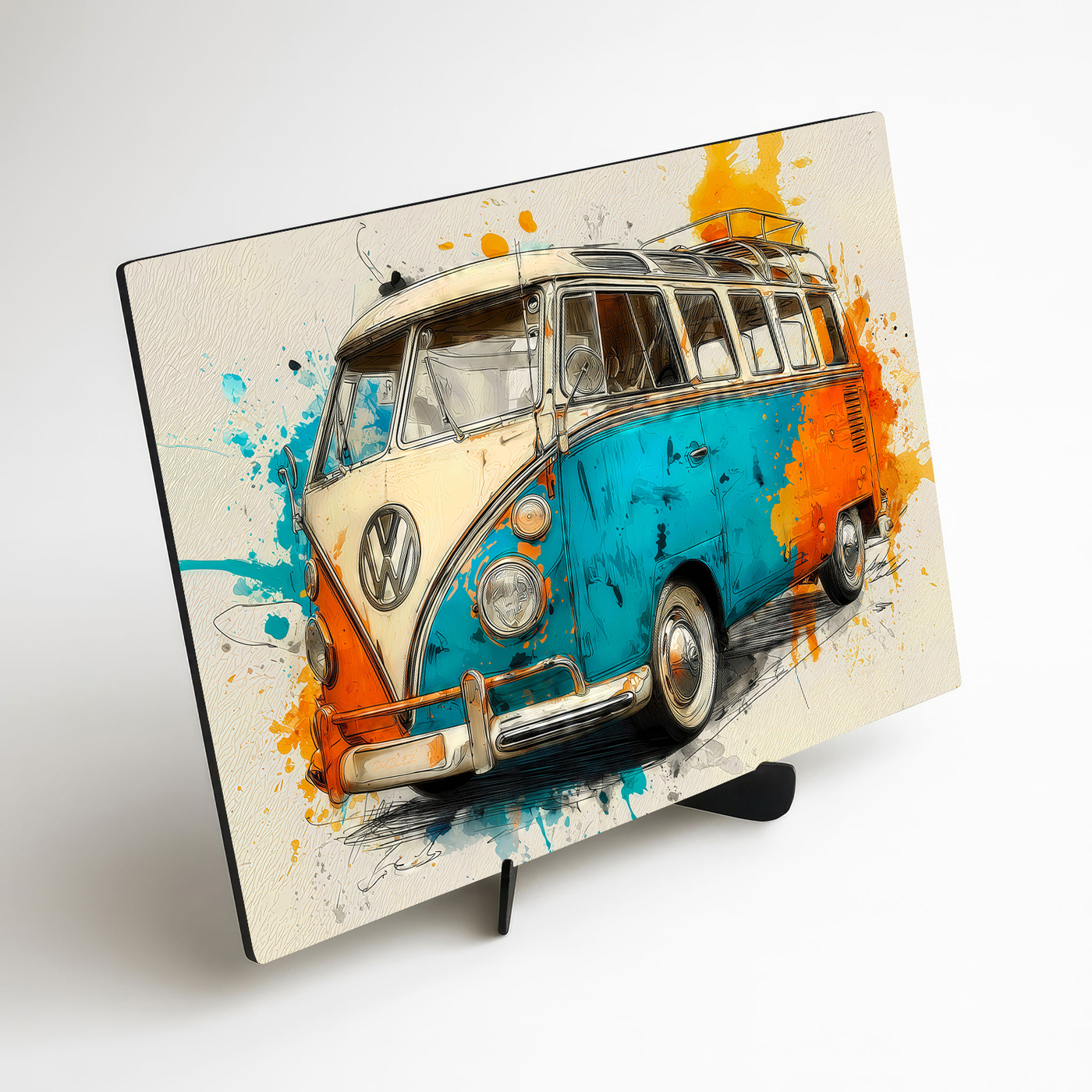 Wooden picture - Volkswagen T1 Bus