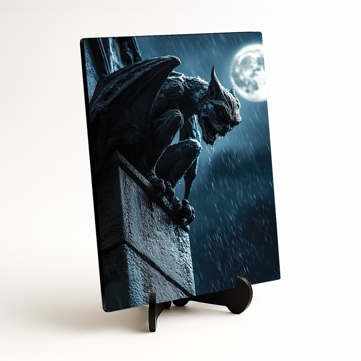 Temný gotický obraz - Chrlič