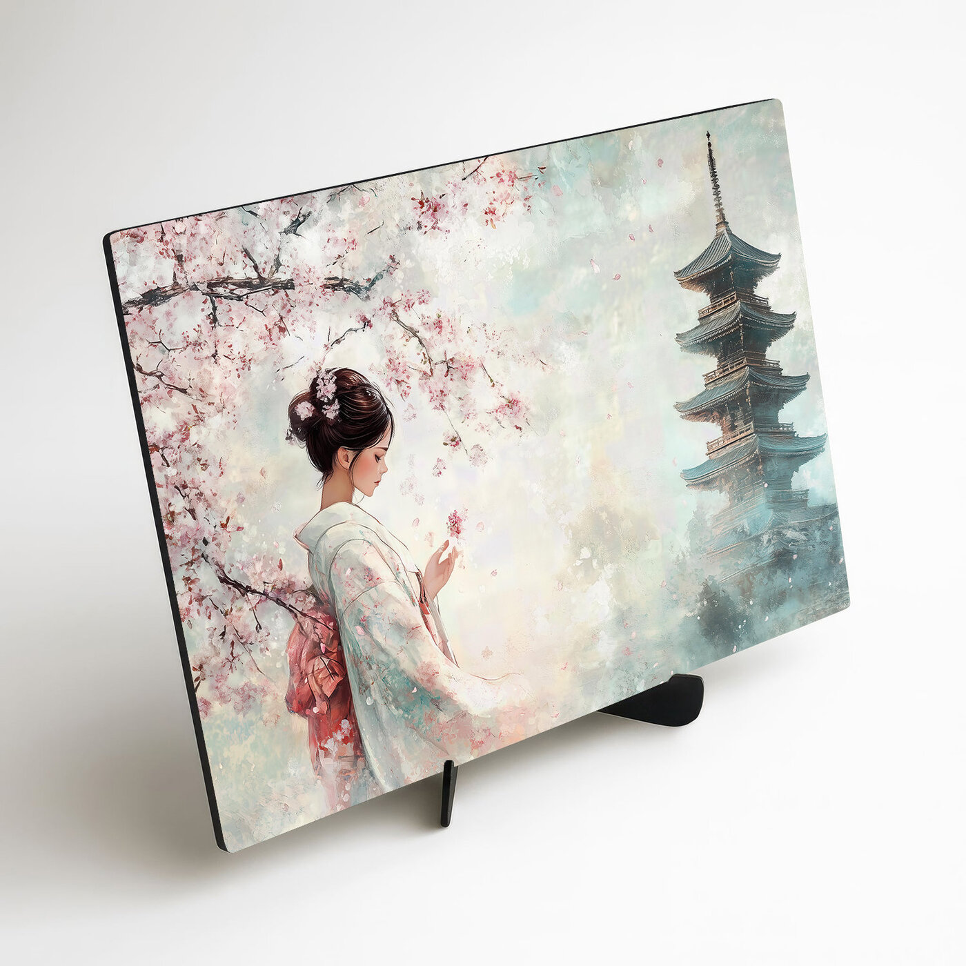 Drevený obraz - Japonská sakura