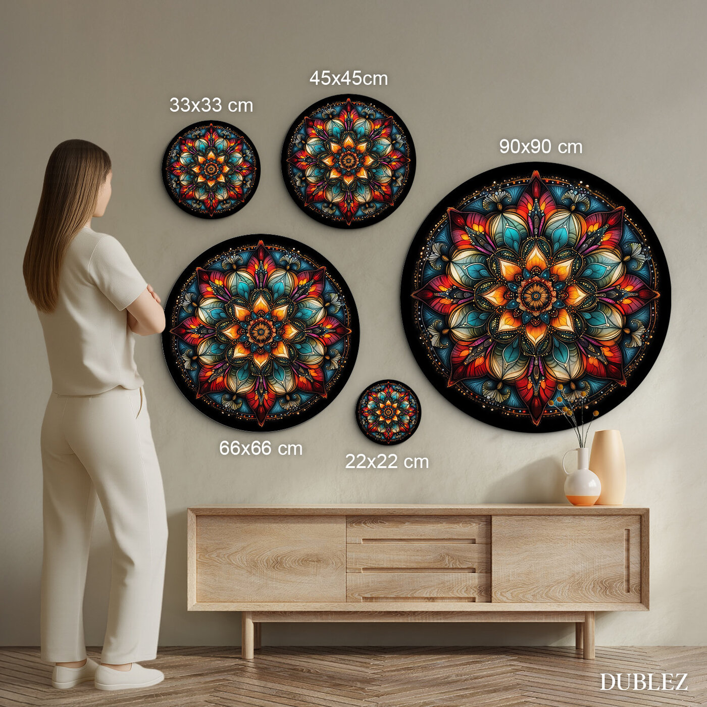 Farebný obraz - Mandala Svetla