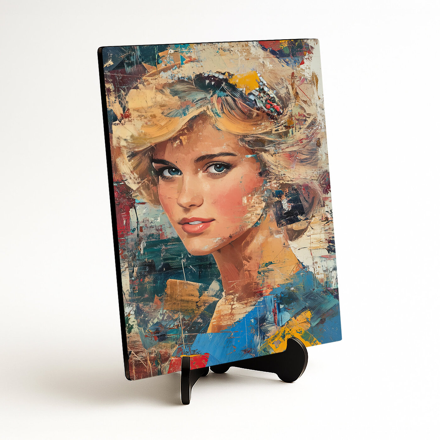 Drevený obraz - Princezná Diana