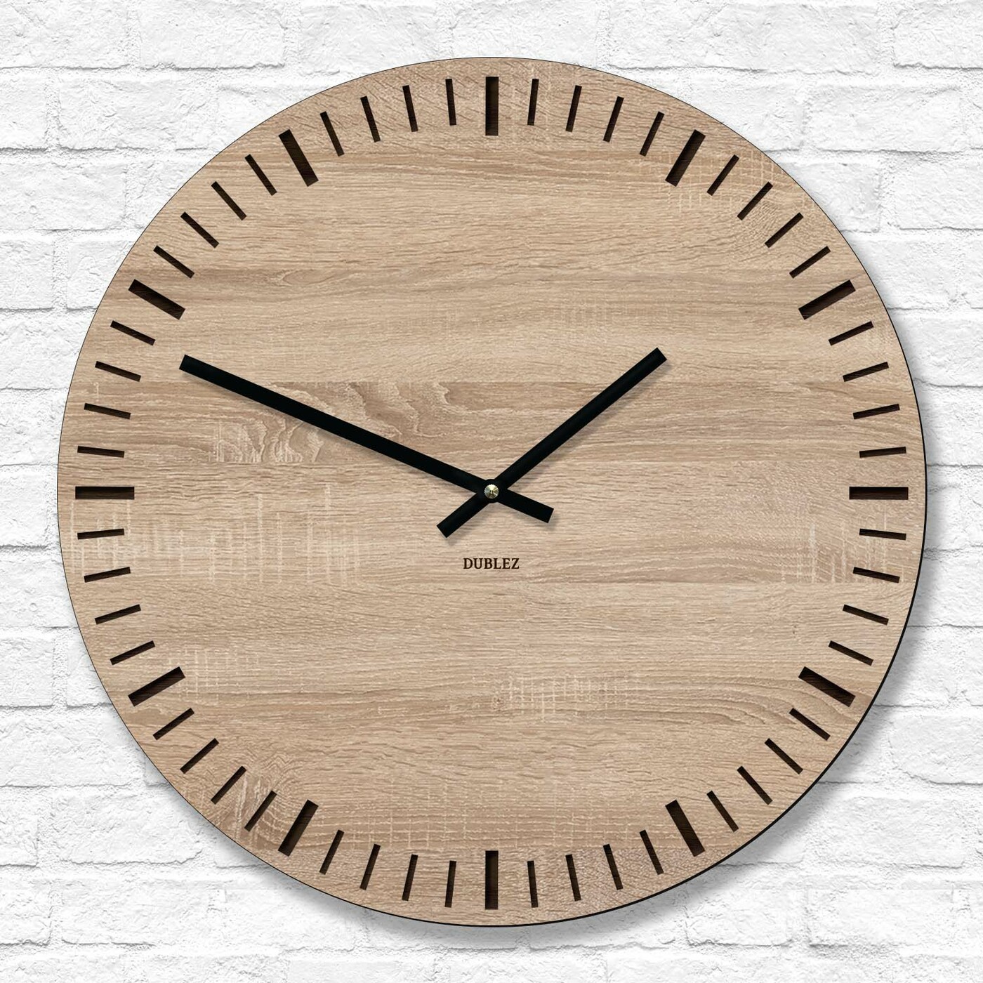 Nástenné hodiny z dreva - Zen | Dub Sonoma