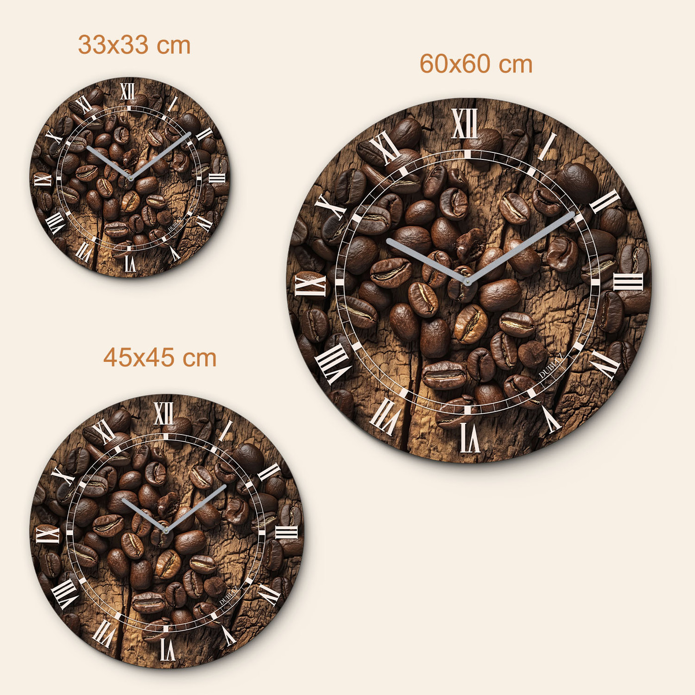 Retro hodiny do kuchyne - Coffee