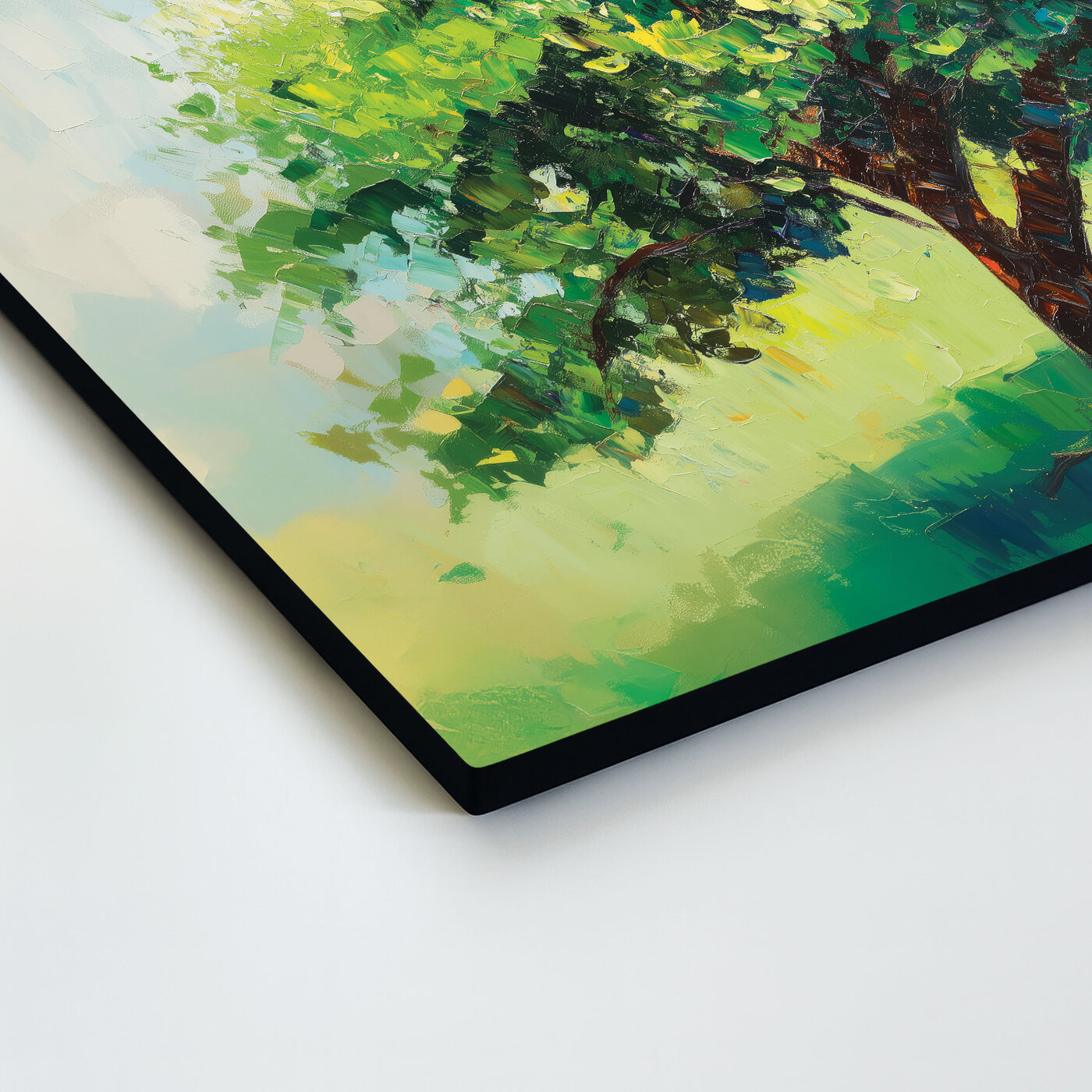 Green Wall Art - Painted Tree