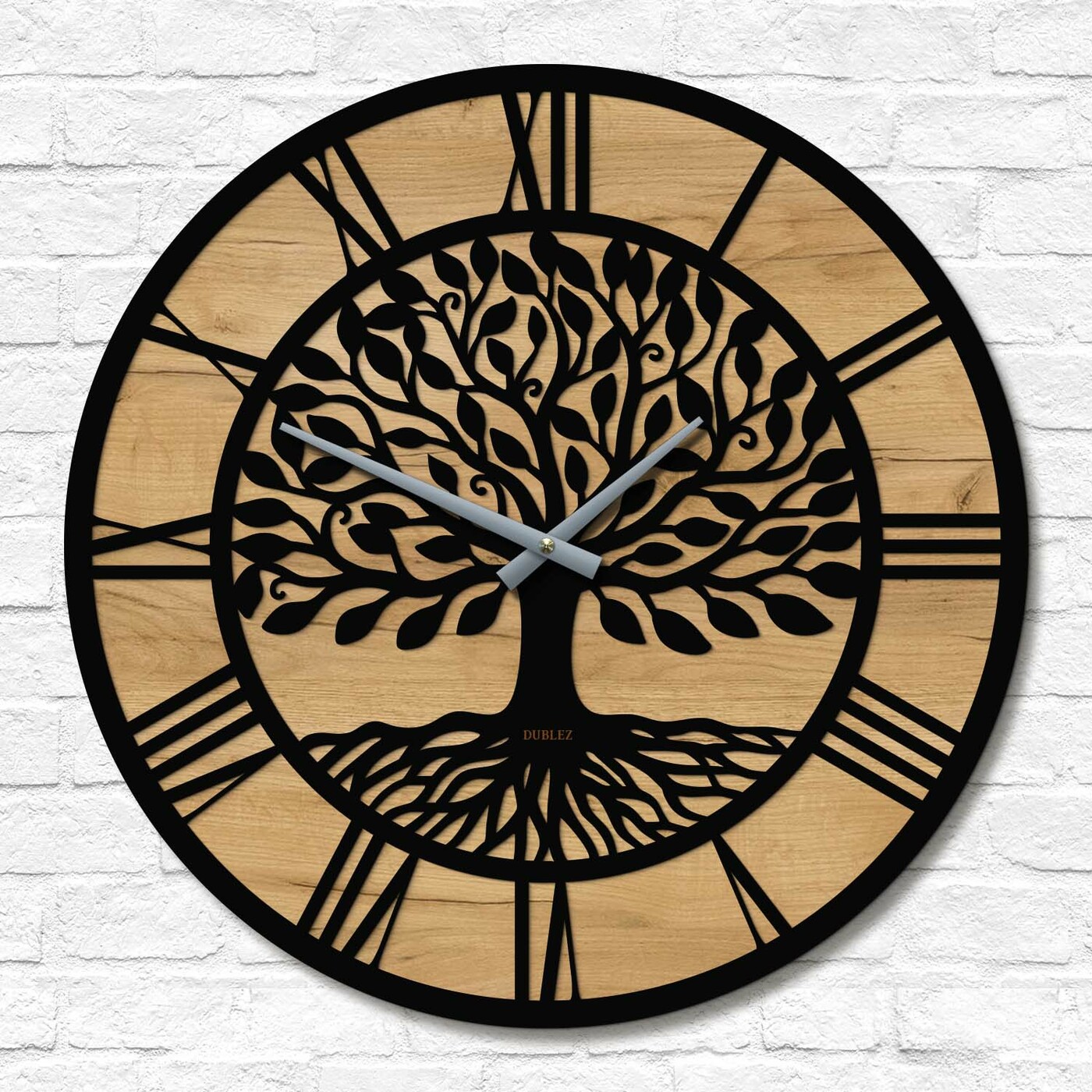 Tree of Life - Wall Clock | Gold Craft Oak