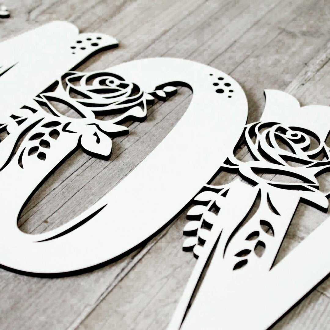 Český nápis na stěnu - Domov | Bílá