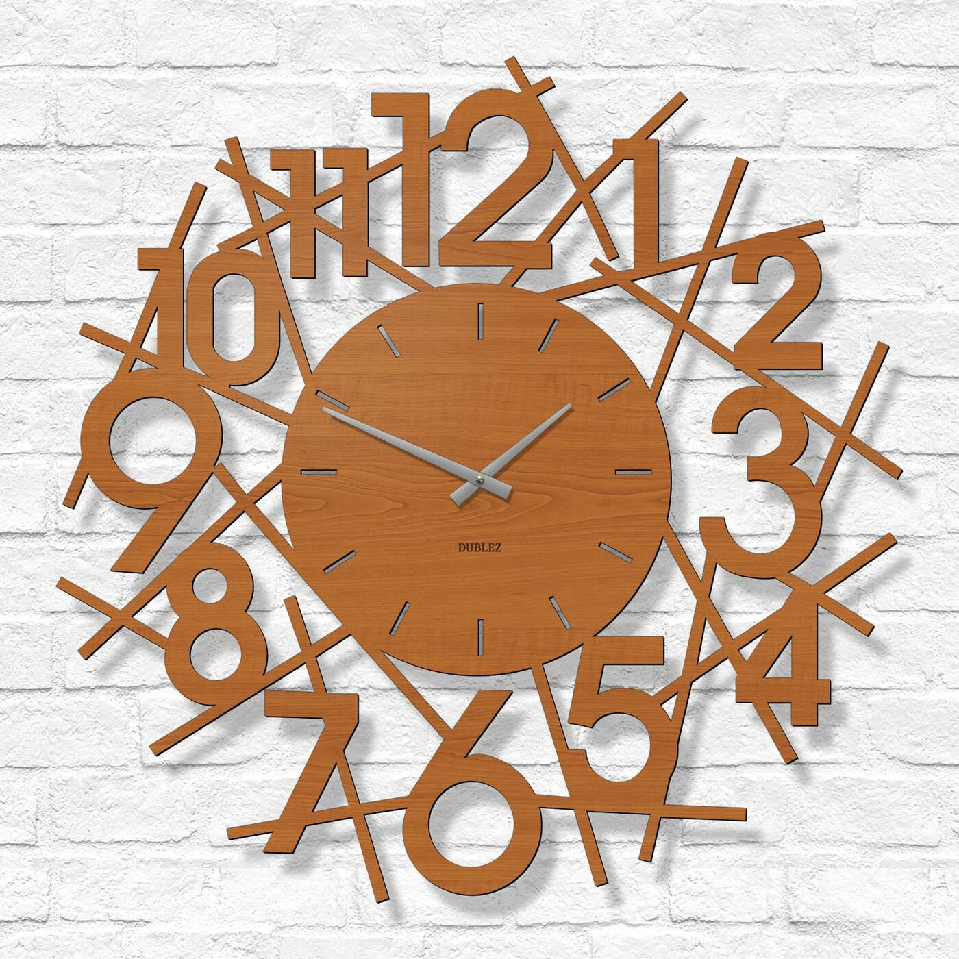 Designer Clock - Vortex | Cherry