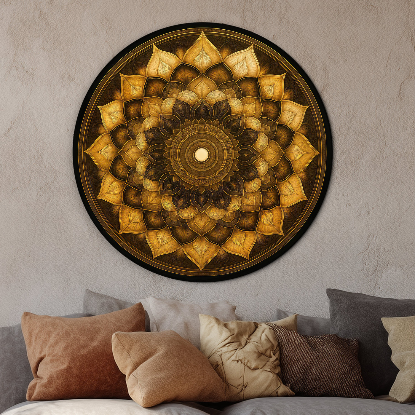 Mandala na stenu - Regenerácia